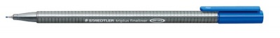 Tűfilc, 0,3 mm, STAEDTLER "Triplus 334", ciánkék